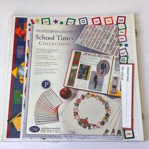 Creative Memories School Times Collection 12x12 Scrapbooking Pages Stickers New